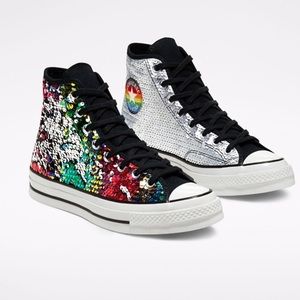 Converse Chucks Pride Rainbow Brite Size 9 Womens